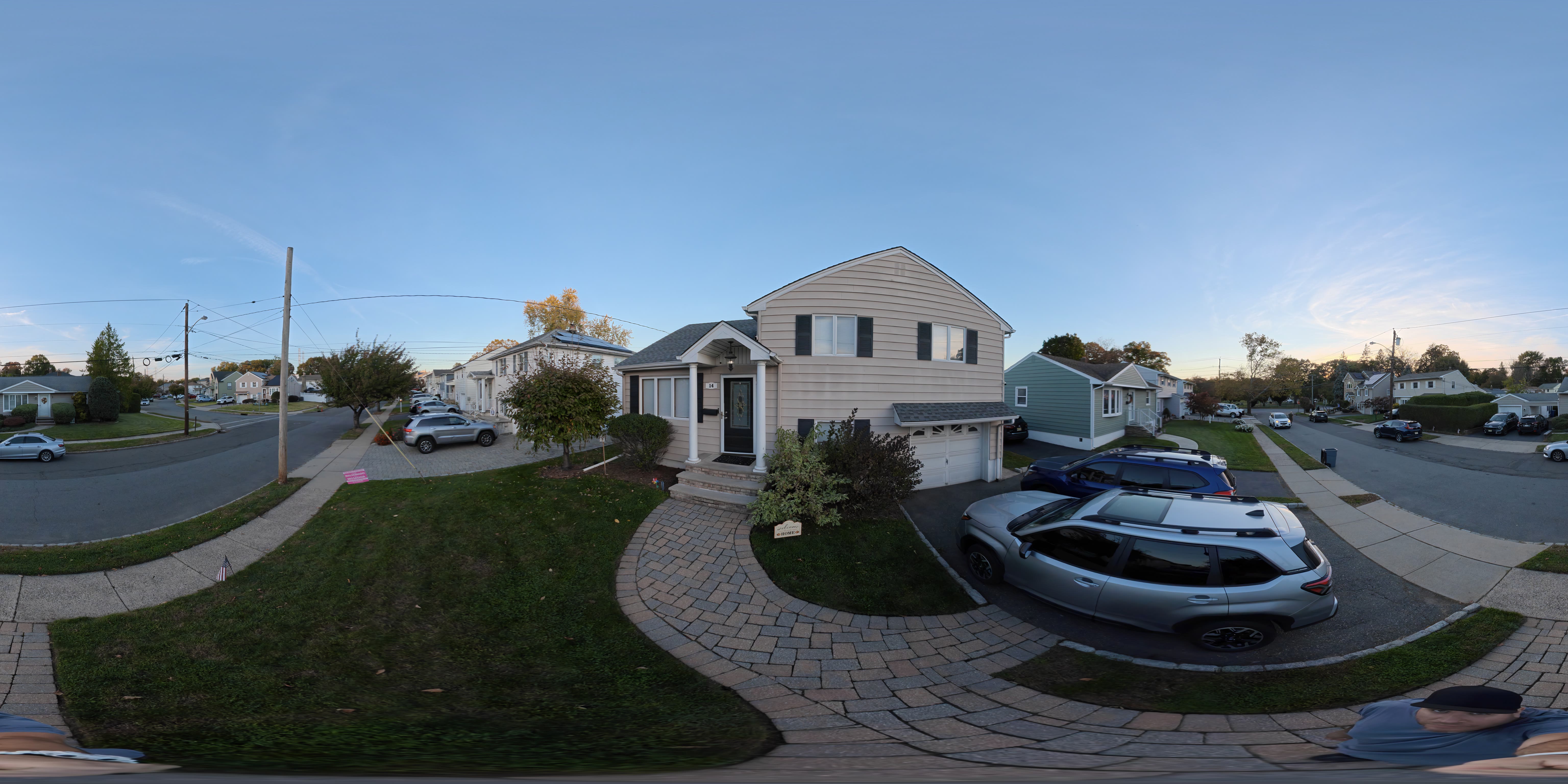 Equirectangular 360-degree view of a local business interior